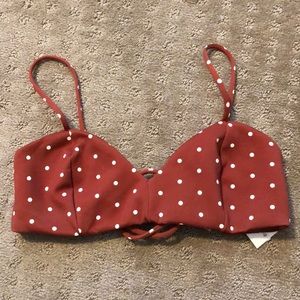 Kopper and Zink Small Polka Dot Bathing Suit Top